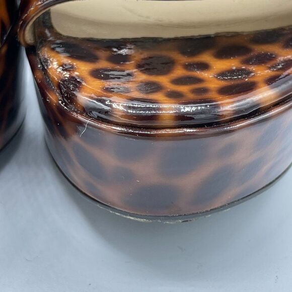 Taryn Rose Leopard Animal Print Sawyer Wedge Sandal 8 - Picture 4 of 16